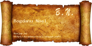 Bogdanu Noel névjegykártya